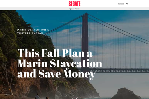 Thumbnail image for item: Plan A Marin Staycation and Save Money