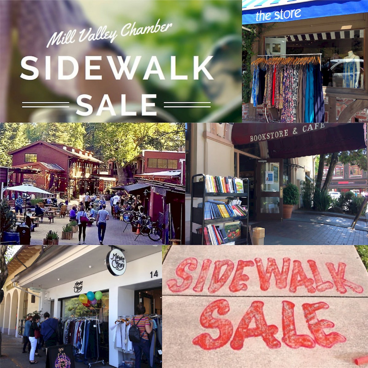 Mill Valley Sidewalk Sale (August 911) August 2019 Marin