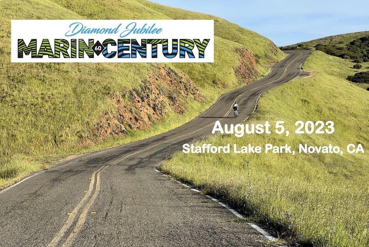 Marin Century Bike Race at Stafford Lake Park August 2023 Marin